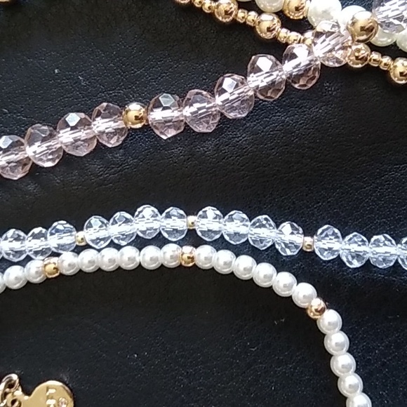 Ann Taylor pearl torsade gold necklace - Picture 10 of 12